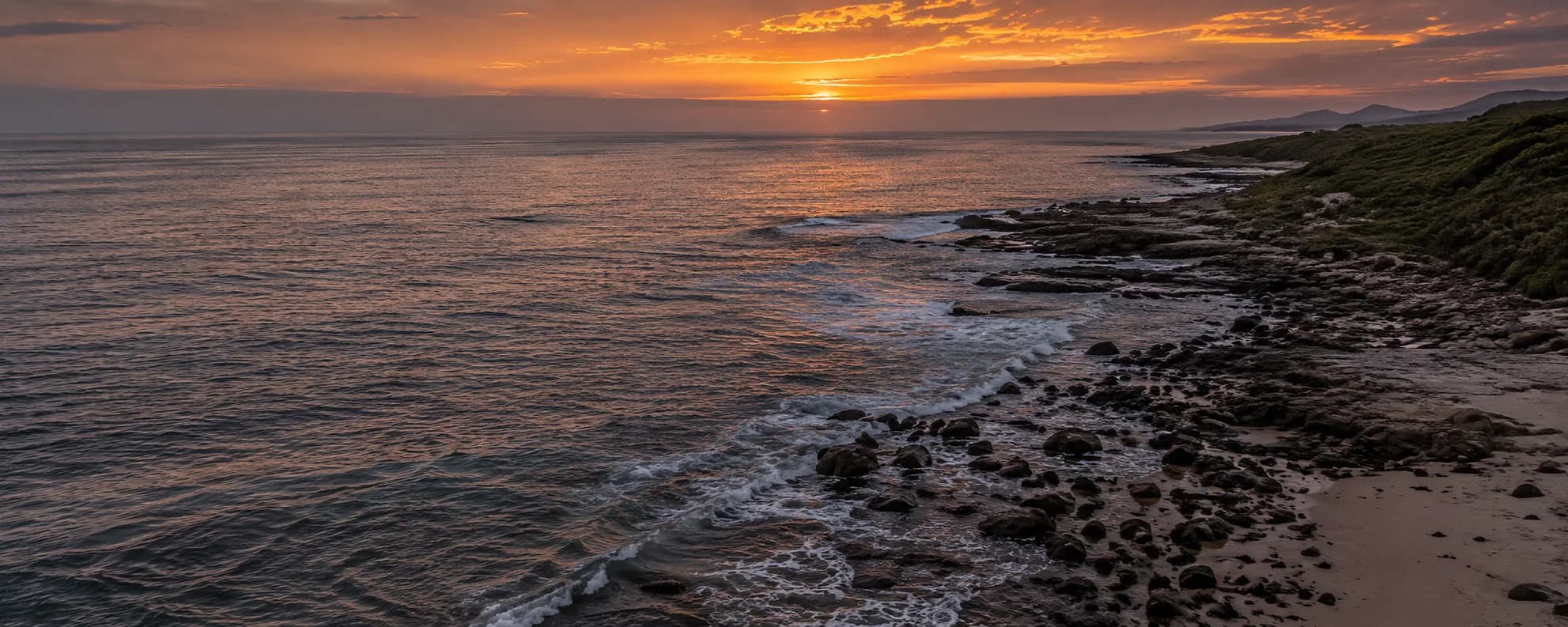 Dramatic South African coastline
