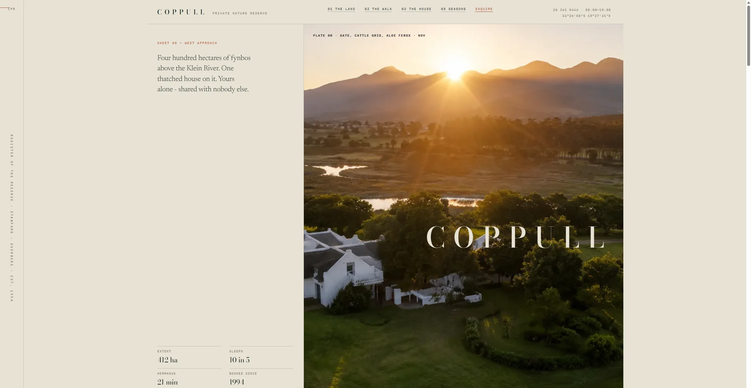 Coppull I website preview