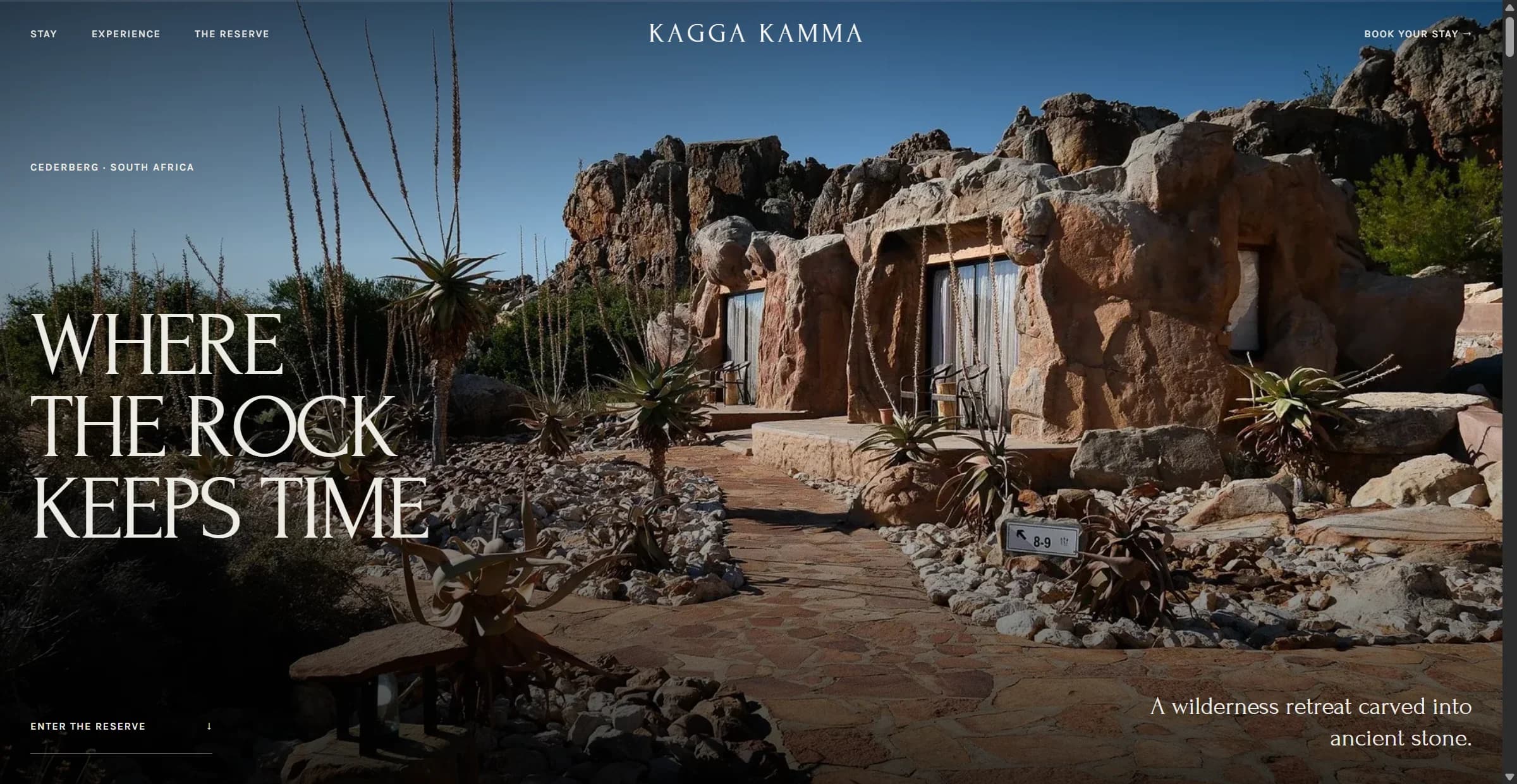 Kagga Kamma website preview