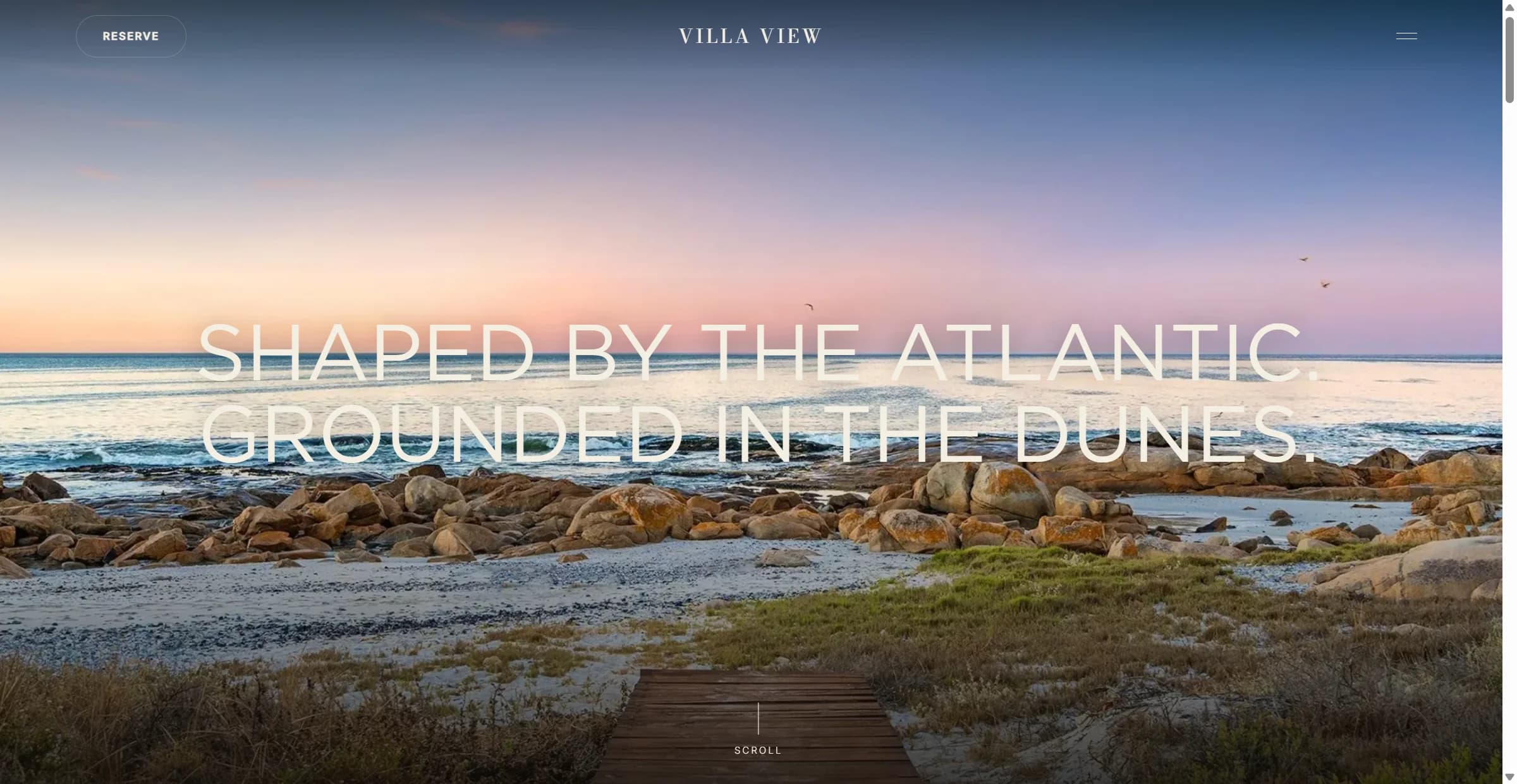 Villa View website preview